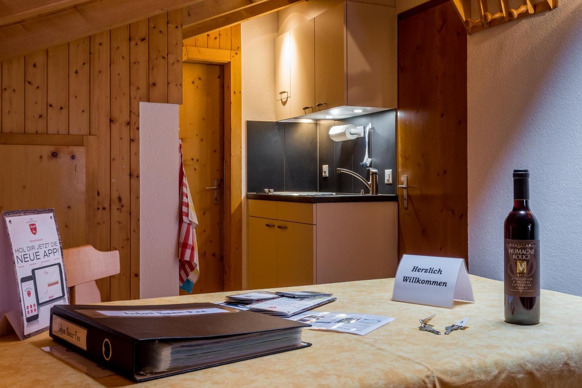 Appartement Haus Avalanche à Saas Fee Chambre photo