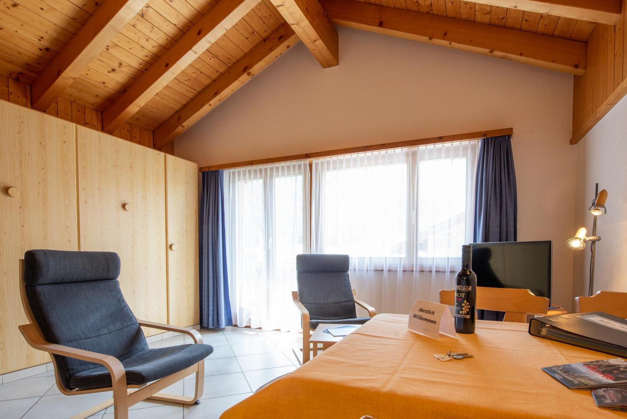 Appartement Haus Avalanche à Saas Fee Chambre photo