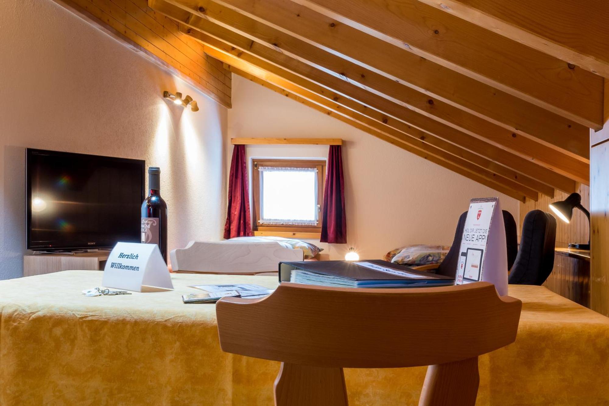 Appartement Haus Avalanche à Saas Fee Chambre photo